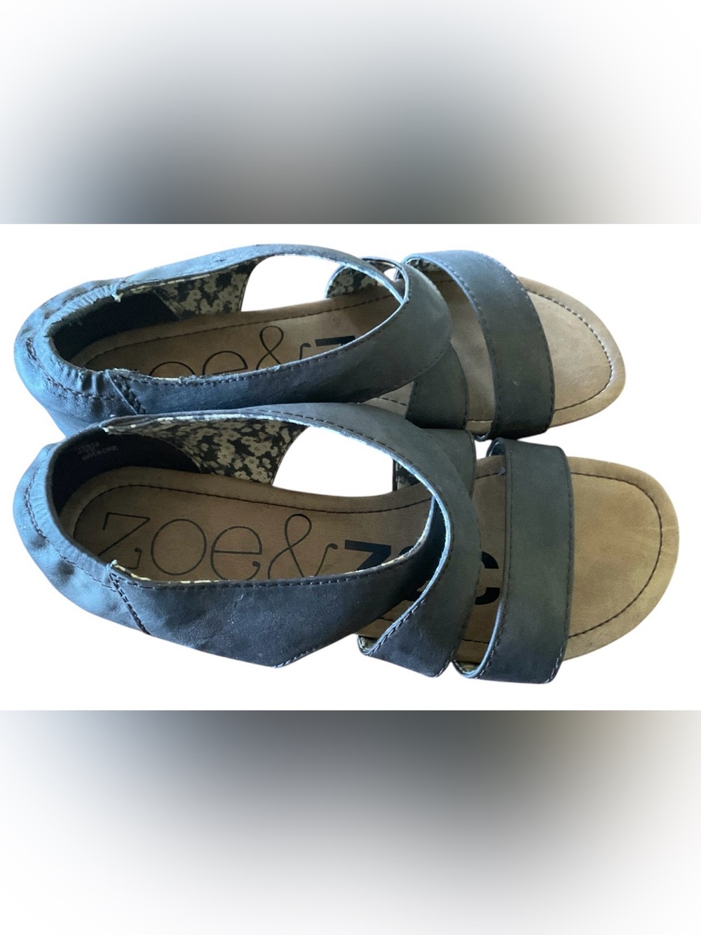 ZOE & ZAC Strappy Sandals size 7.5 Brown